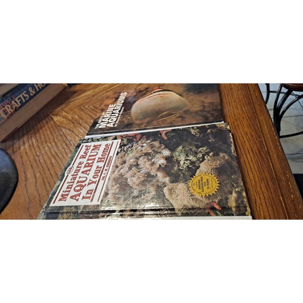 2- Aquarium Books The ABCs Of Marine Aquariums & Miniature Aquarium In Your Home